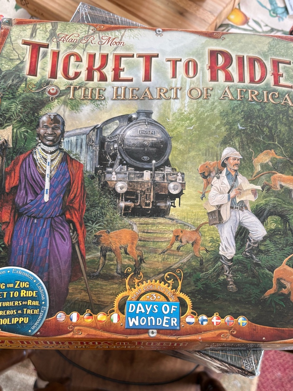 Ticket to Ride Board Game The Heart of Africa